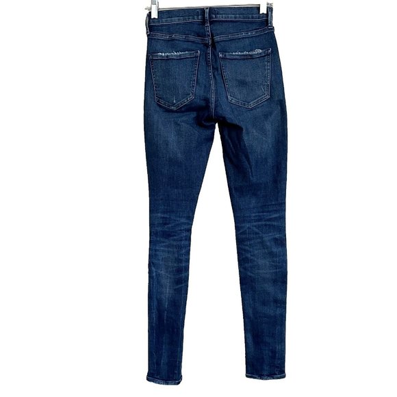 Agolde Sophie Skinny Distressed Jeans Size 24 Stretch Denim - Picture 4 of 12